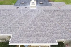 A roof that has been cleaned and is ready for the winter.